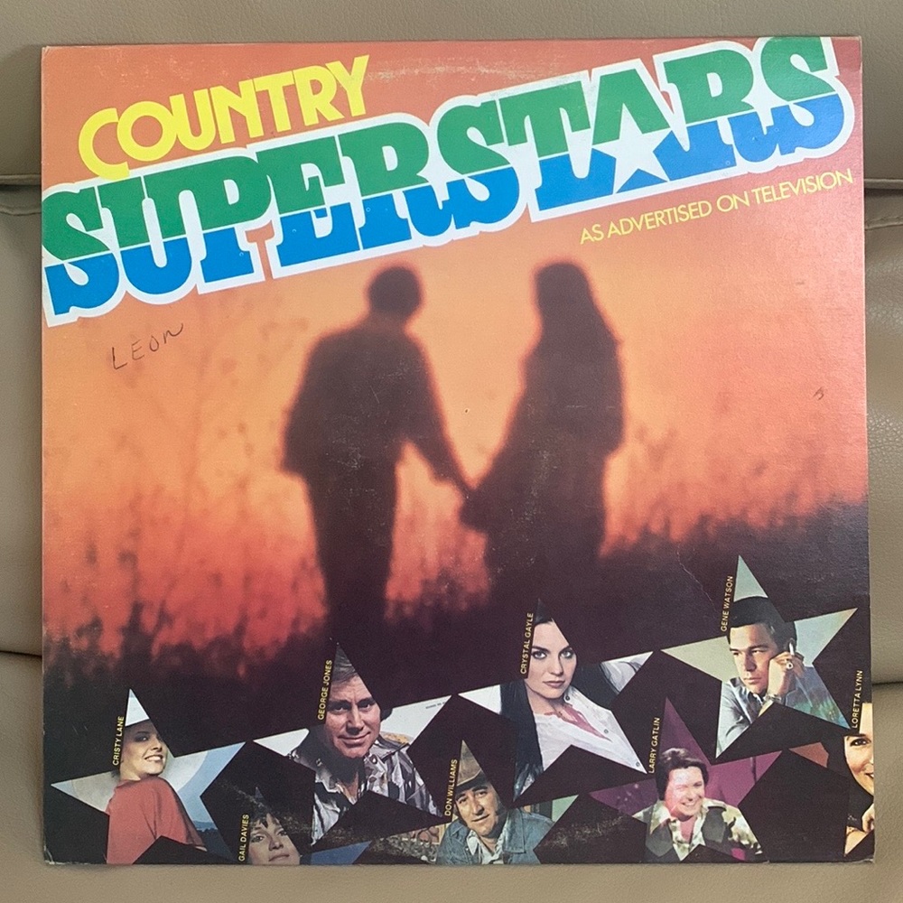 Country Superstars As Advertised On Television 1979 Vinyl